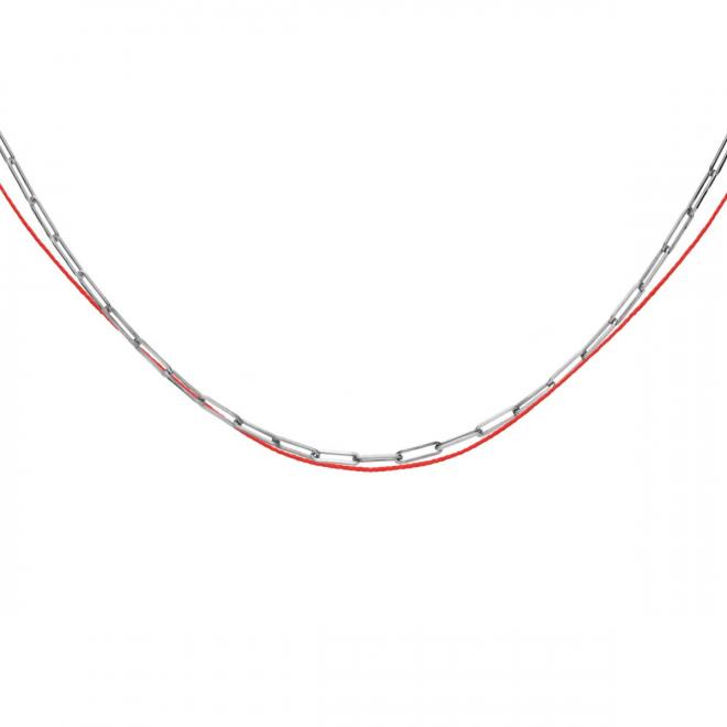 Achat Bracelet RedLine Illusion fil rouge avec diamants 0.05ct en serti  invisible, or rose