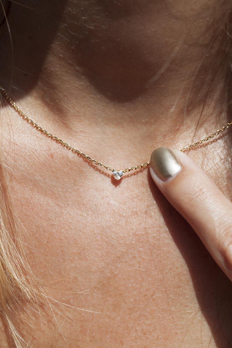 Collier Éternité diamant - Bijoux pour femme en or 18 carats